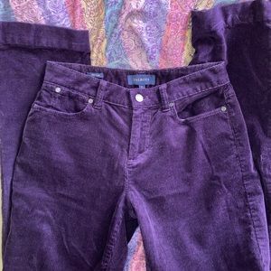 ☮️VINTAGE☮️ plum corduroy pants